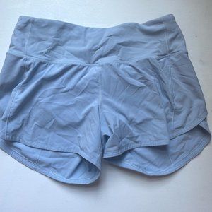 Pale blue Lululemon shorts